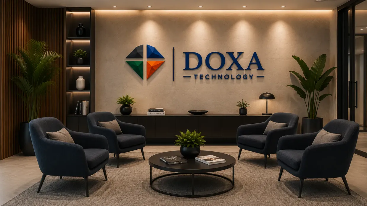 Espace de réception professionnel de Doxa Technology
